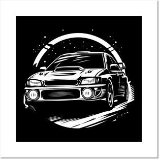 Subaru Impreza STI Rally Car Posters and Art